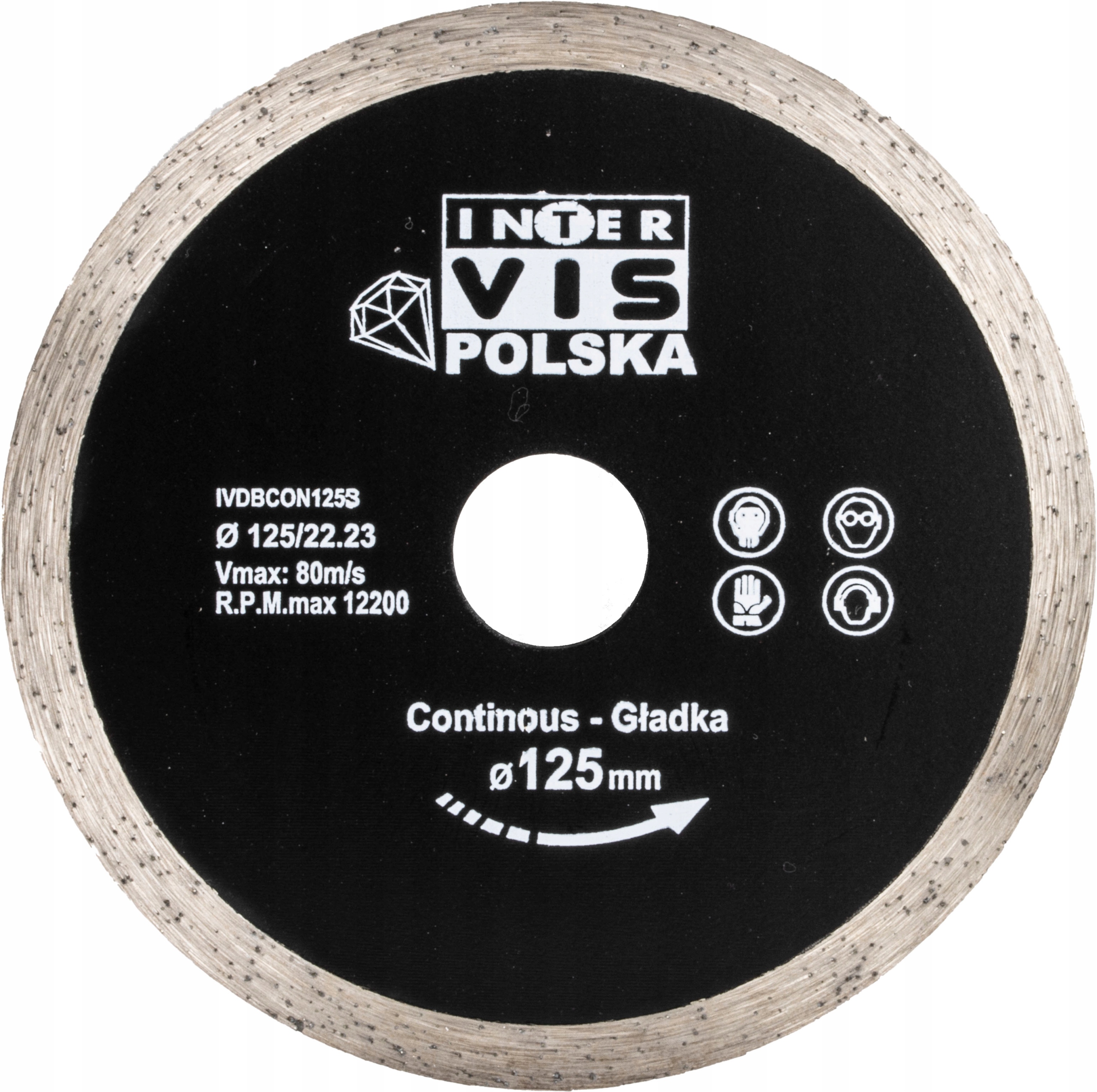 Tarcza diamentowa do cięcia gresu płytek 125mm