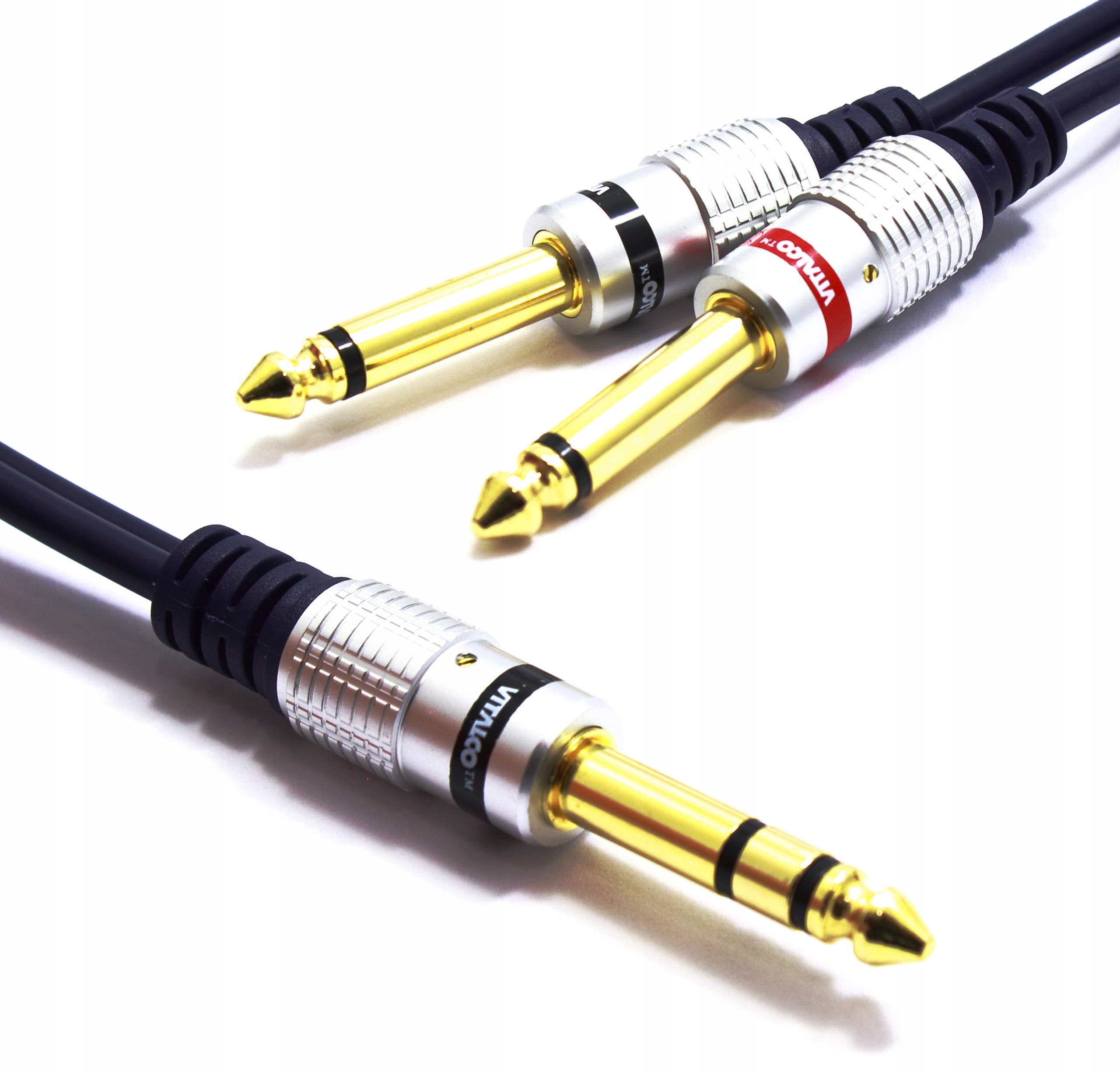 

Kabel Jack 6,3 Stereo 2x Wtyk 6,3 Mono Vitalco 3M