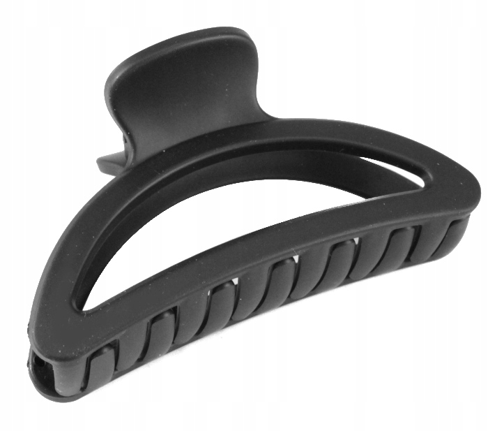 KLAMRA DO WŁOSÓW KAUCZUKOWA CZARNA SZCZĘKA