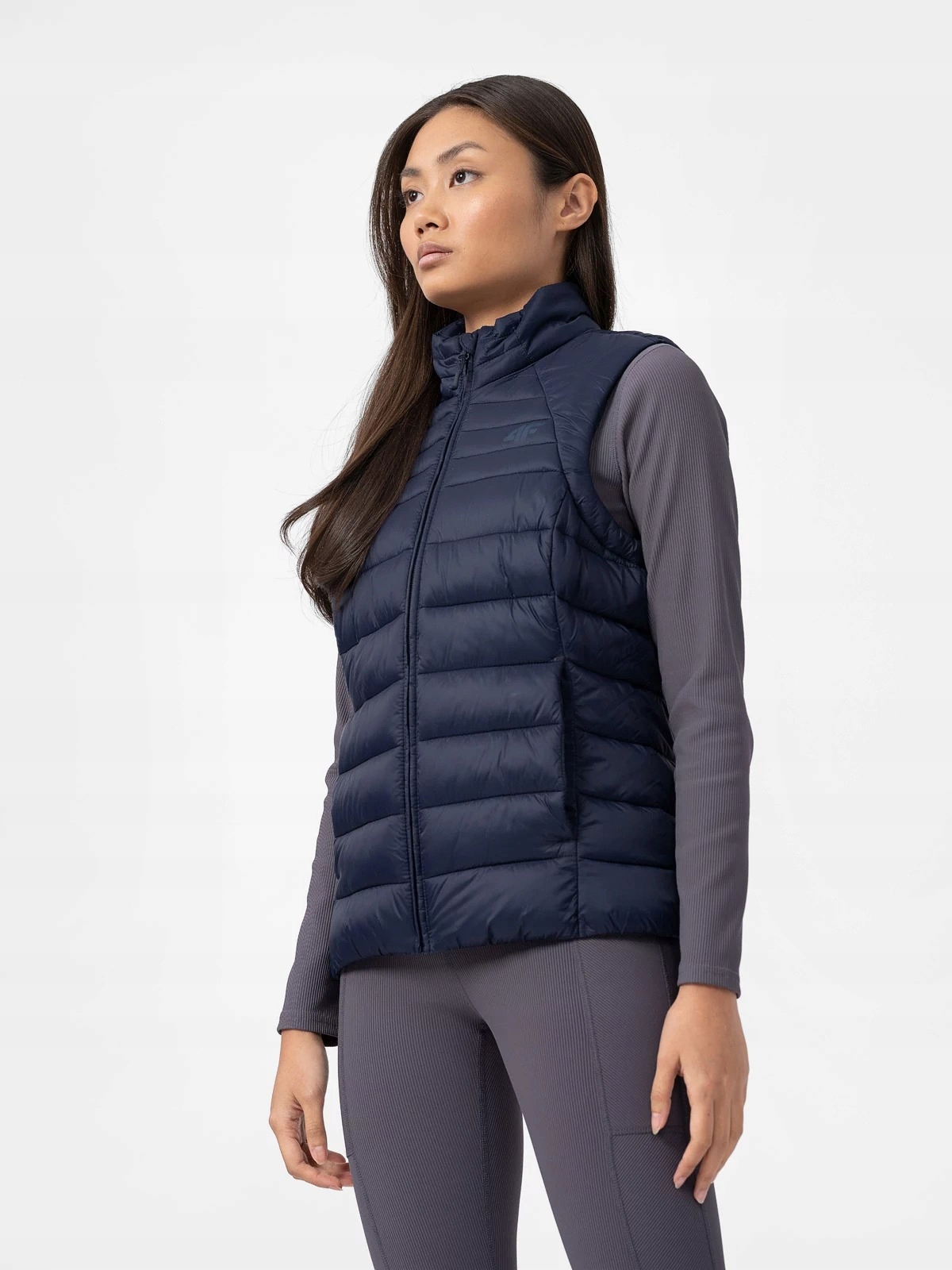 BEZRĘKAWNIK DAMSKI 4F KAMIZELKA SPORTOWA PUCHOWA R. L Kod producenta H4Z22-KUDP001-31S