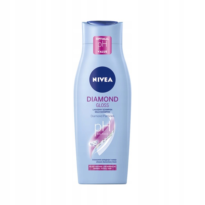 

Nivea Diamond Gloss łagodny szampon do włosów 400m