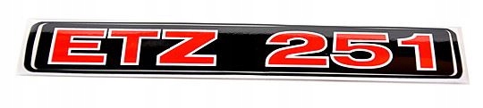 Naklejka pokrywy bocznej Mz Etz 251