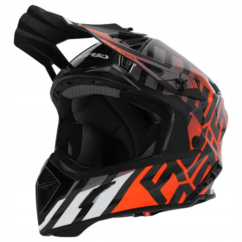 Prilba Acerbis Steel Carbon 22-06 Cross Enduro Motocykel s chráničom striešky