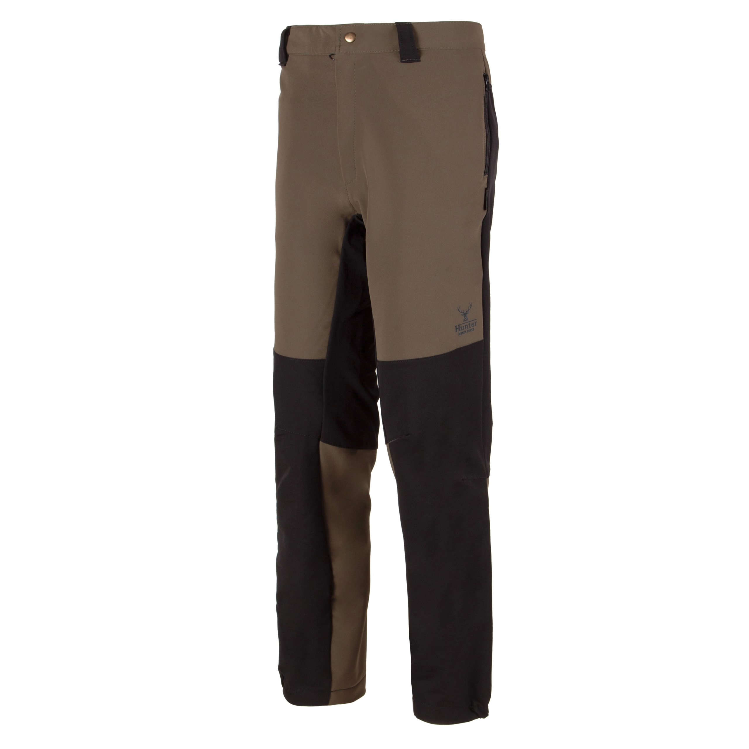 Pánské lovecké kalhoty strečové khaki černá barva Polský! 2XL