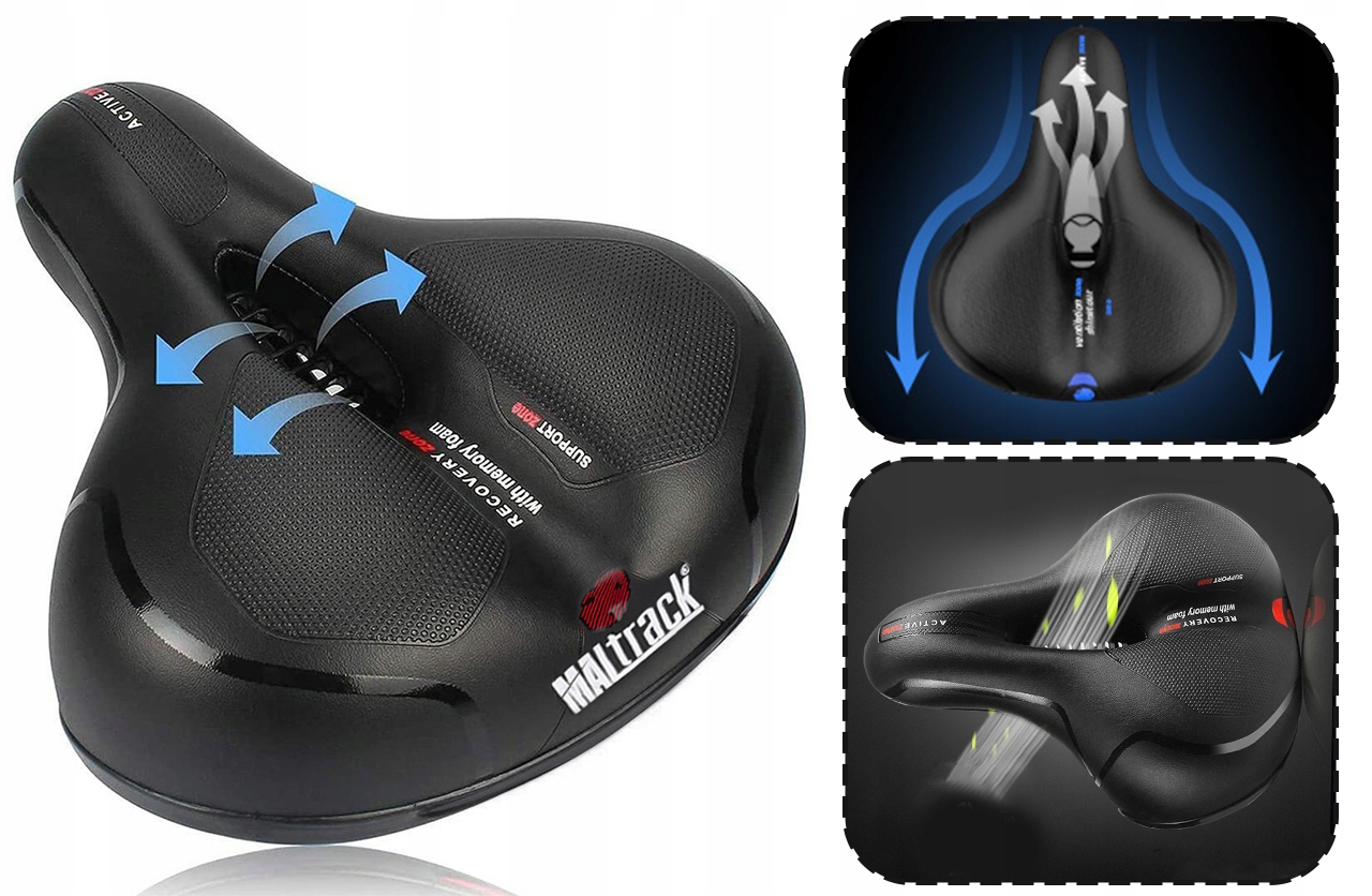 SIODEŁKO ROWEROWE PIANKA WYSOKO ELASTYCZNA WYGODNE Model 110532