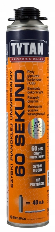 Titan 60 Sekund Piano Univerzální Lepidlo Rychlé 750 ml Pěna