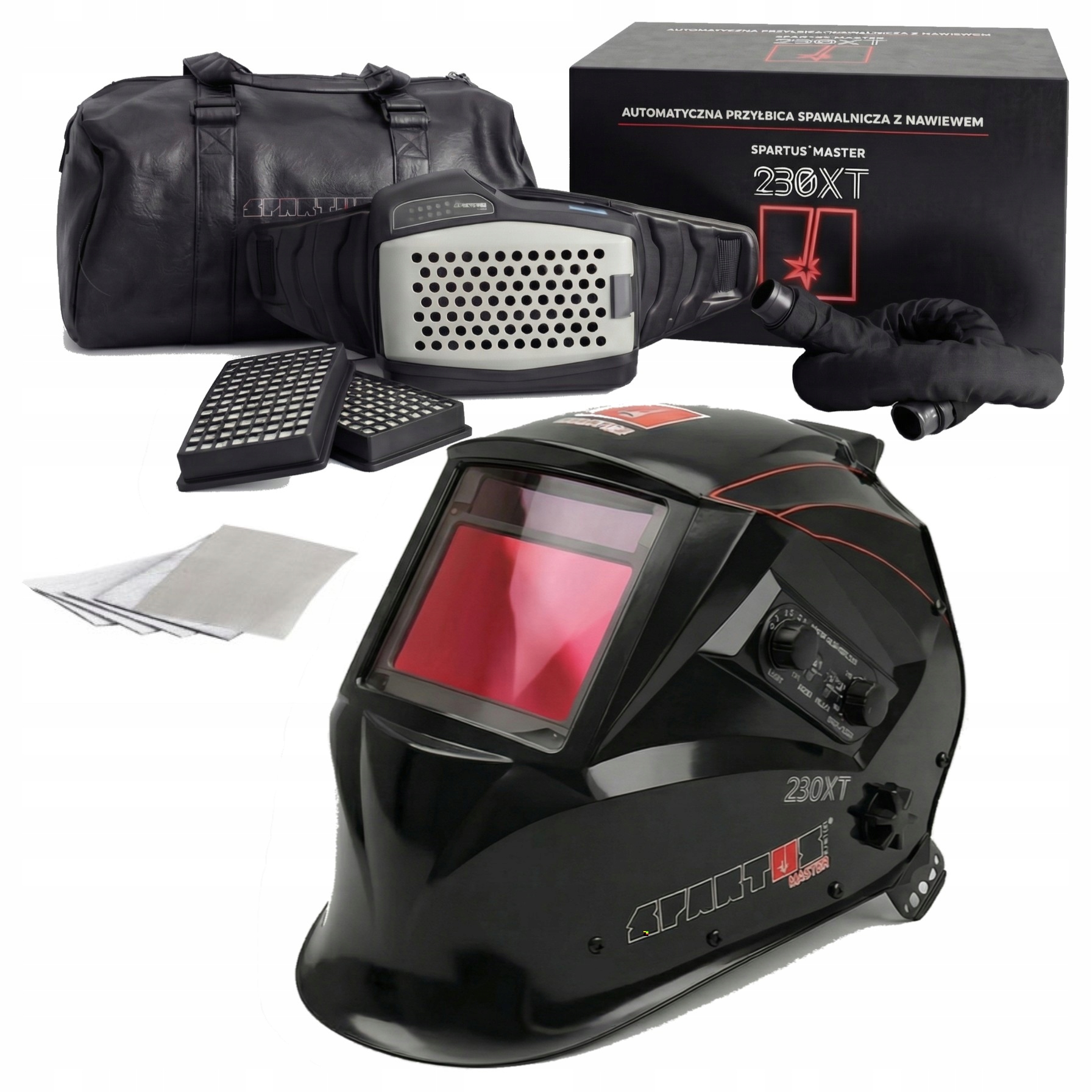 Przyłbica Spawalnicza Z Nawiewem Spartus 230XT True Color Z Nawiewem Maska