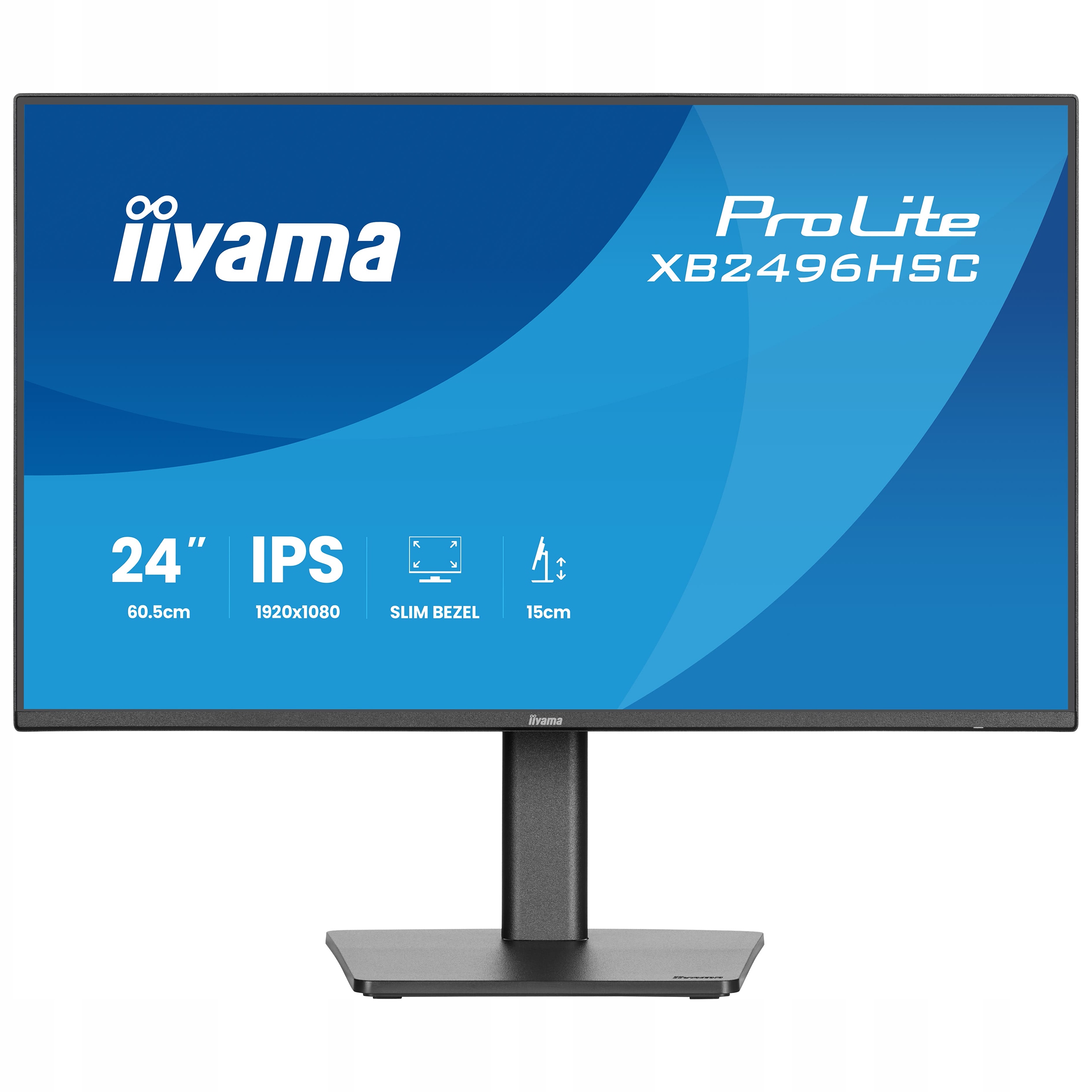 Monitor 24" iiyama ProLite XB2496HSC-B1 Fhd Ips Led 144Hz Hdmi Dp