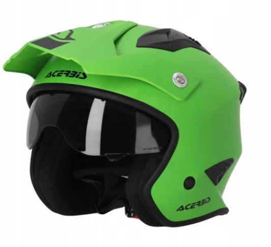 Otvorená Prilba Acerbis Jet Blenda Ece 22-06 Skúter Motocykel XXL zelený