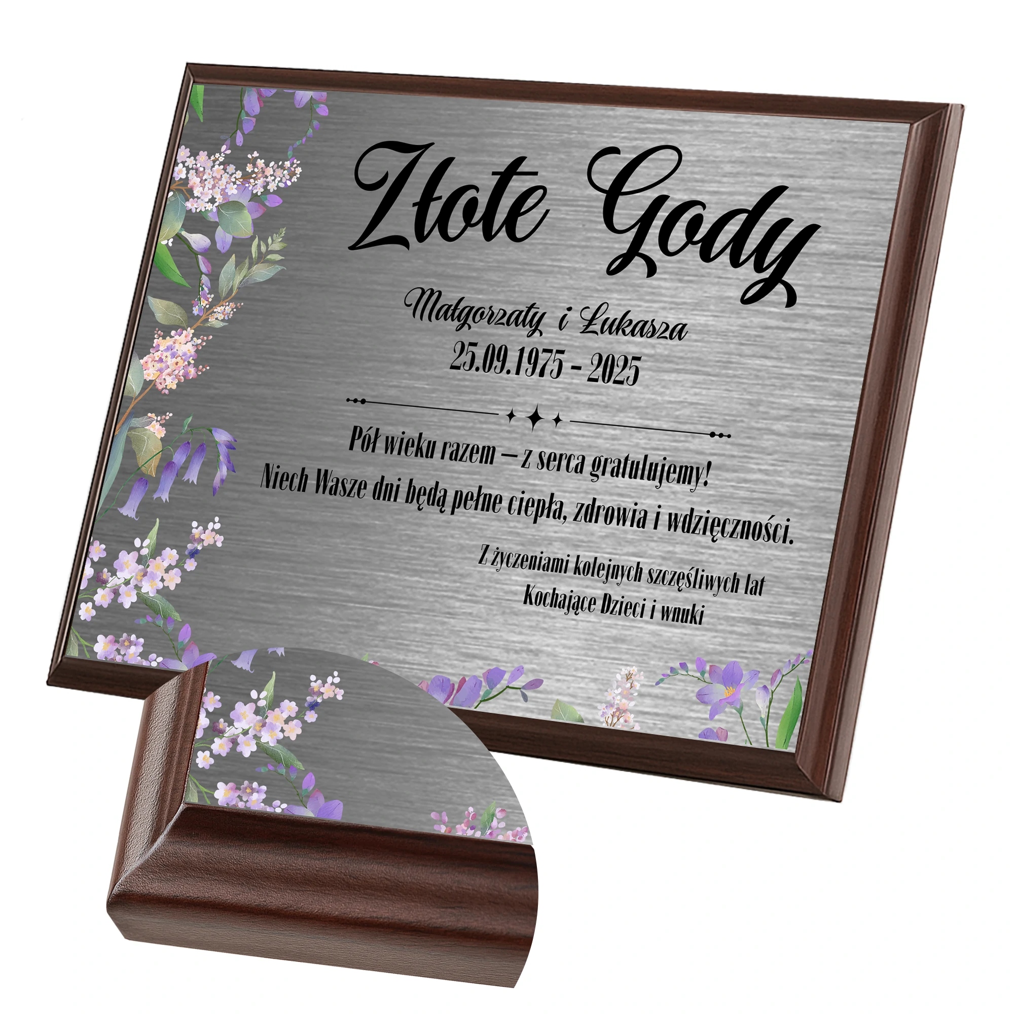 Rocznica Ślubu Jubileusz 50 Lat Małżeństwa Z Dedykacją Złote Gody
