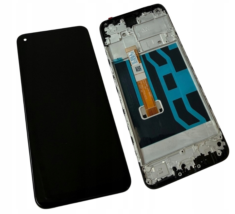 Hq LCD displej s rámečkem pro Oppo A53 4G| A53s 4G A32 A33 4G, černý