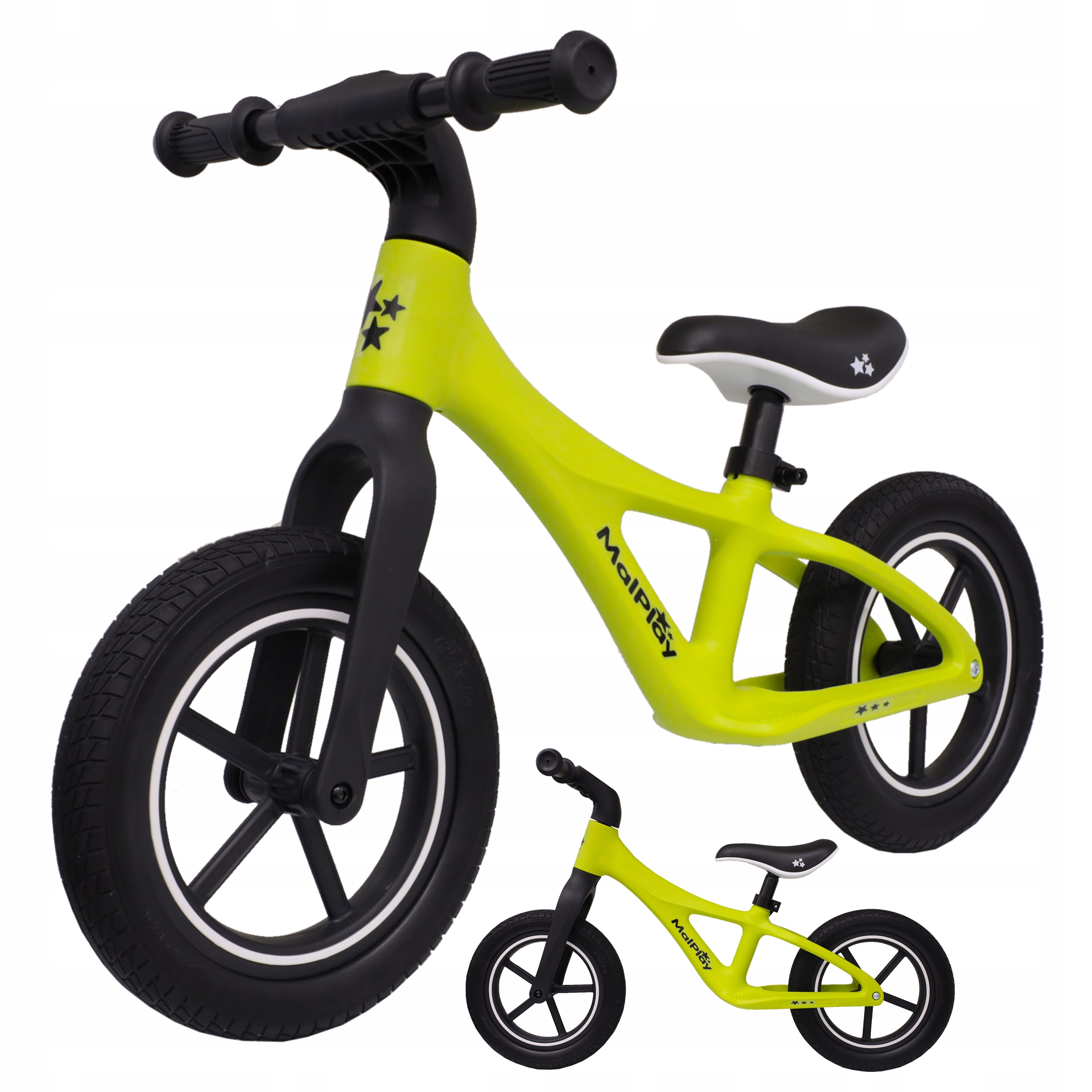 Rowerek biegowy dziecięcy rower dla dziecka +2 lata koła 12'' Pu łożyska