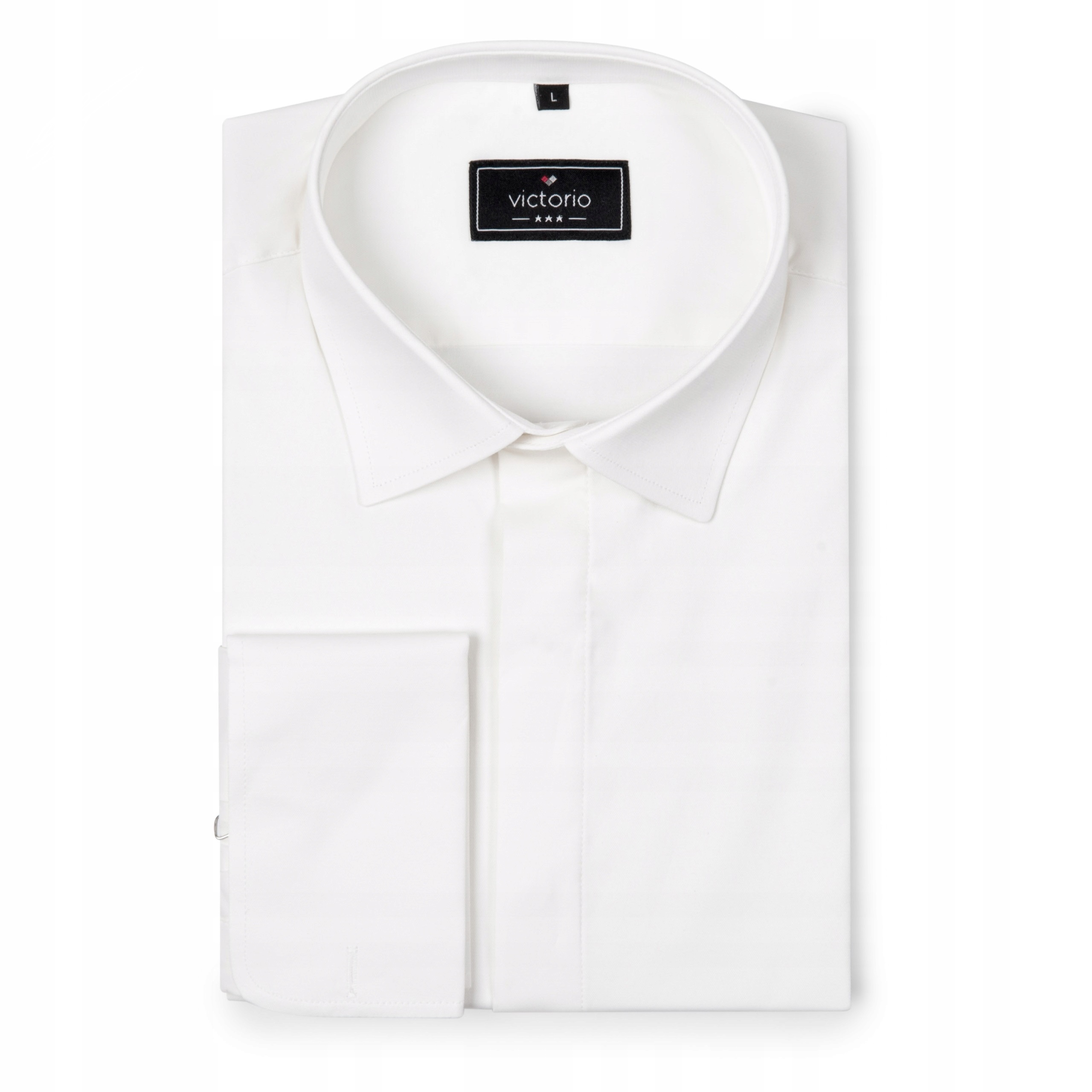Koszula męska Ivory Victorio Comfort Slim rozmiar M wizytowa Na Spinki
