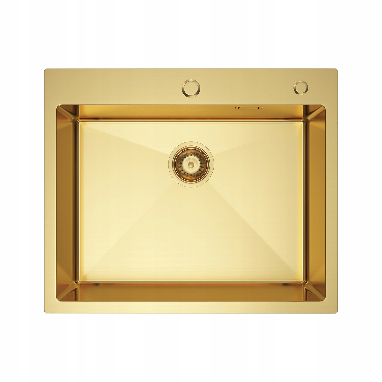 Drez 60x50 cm Oceľ Gold Pvd s sifónom