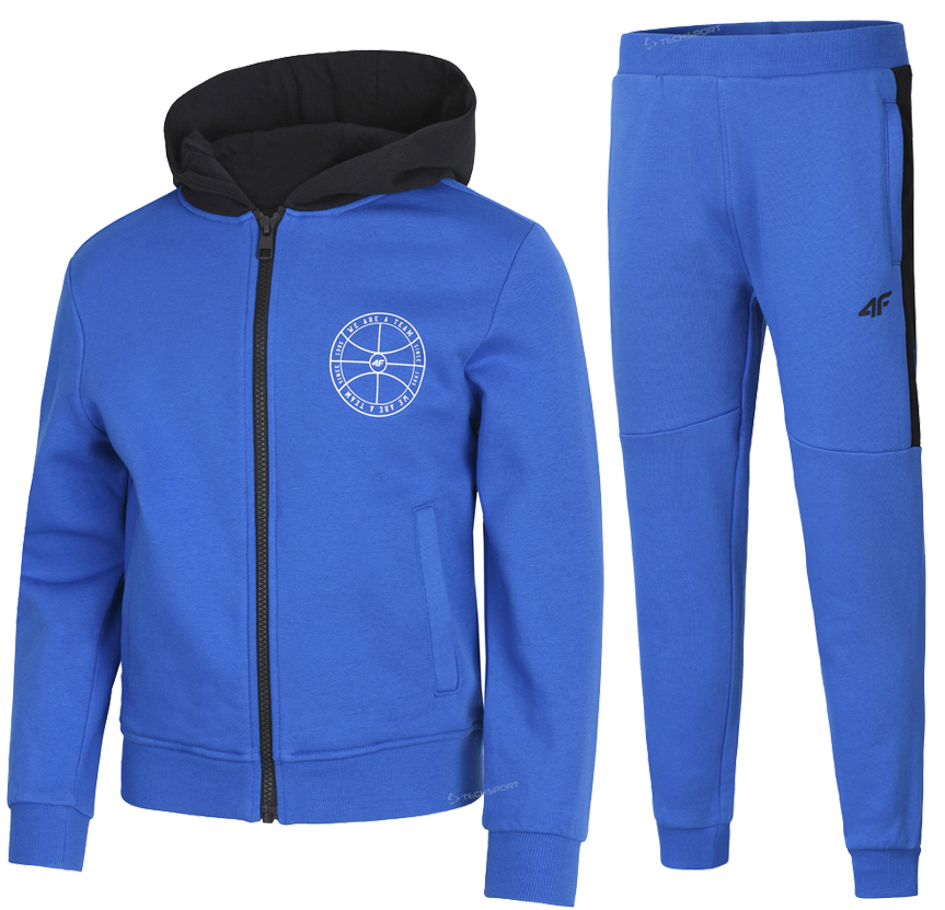 

4F Chłopięcy Dres Komplet Bluza Spodnie 164