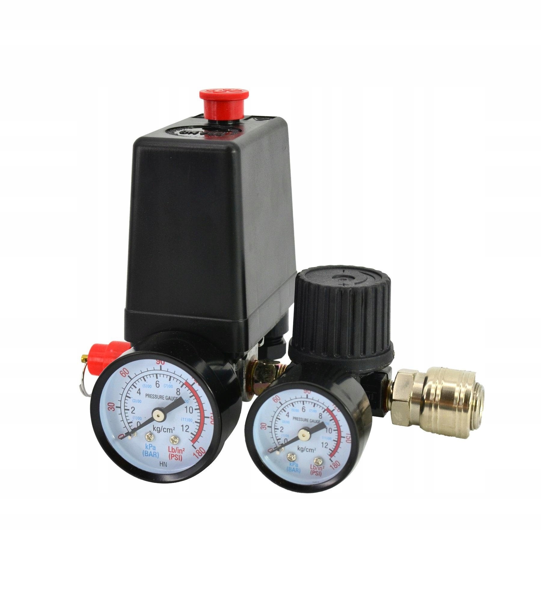 WYŁĄCZNIK CIŚNIENIOWY KOMPRESORA 230V 1/4 manometr