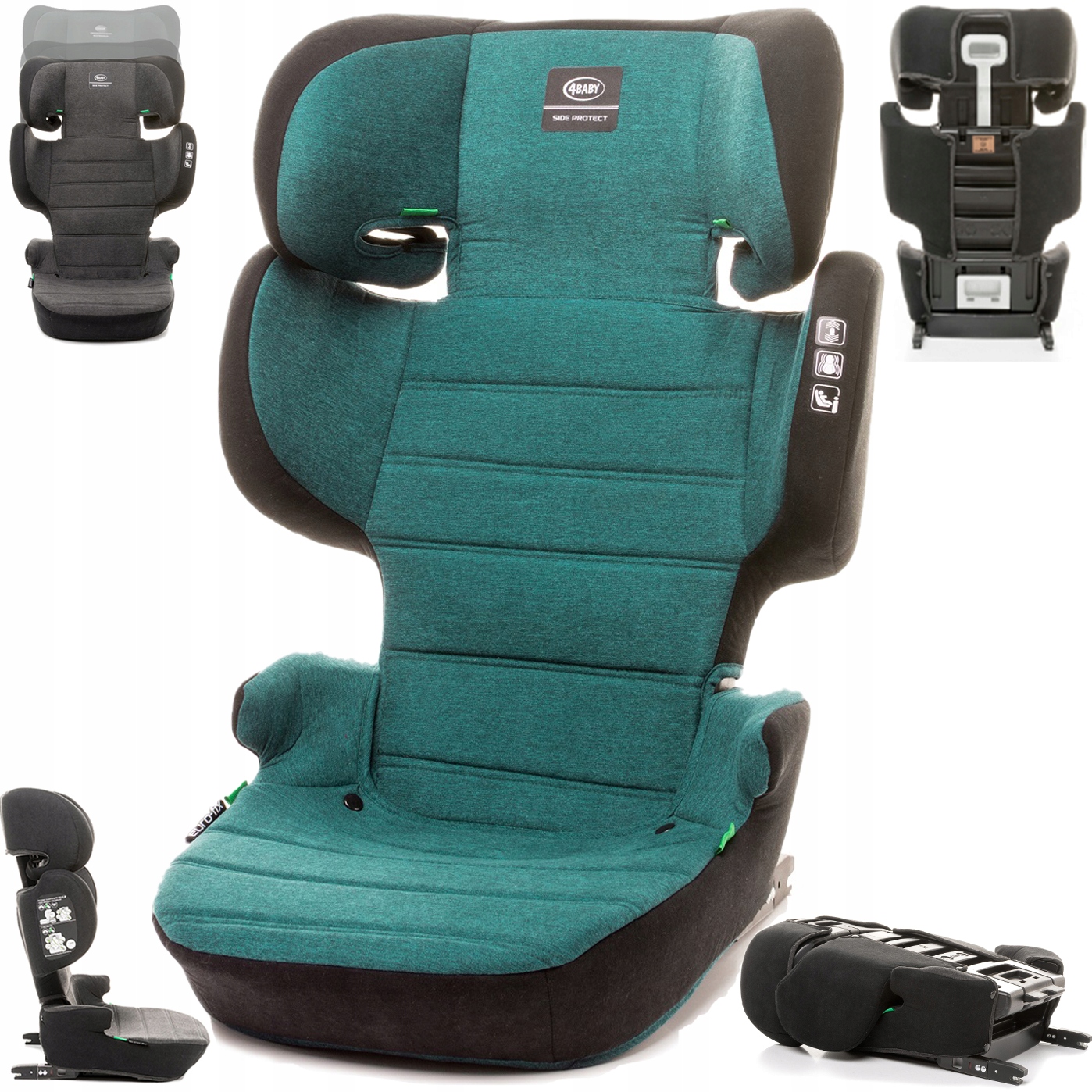 Автокресло 4BABY EURO-FIX и-SIZE 15-36 кг