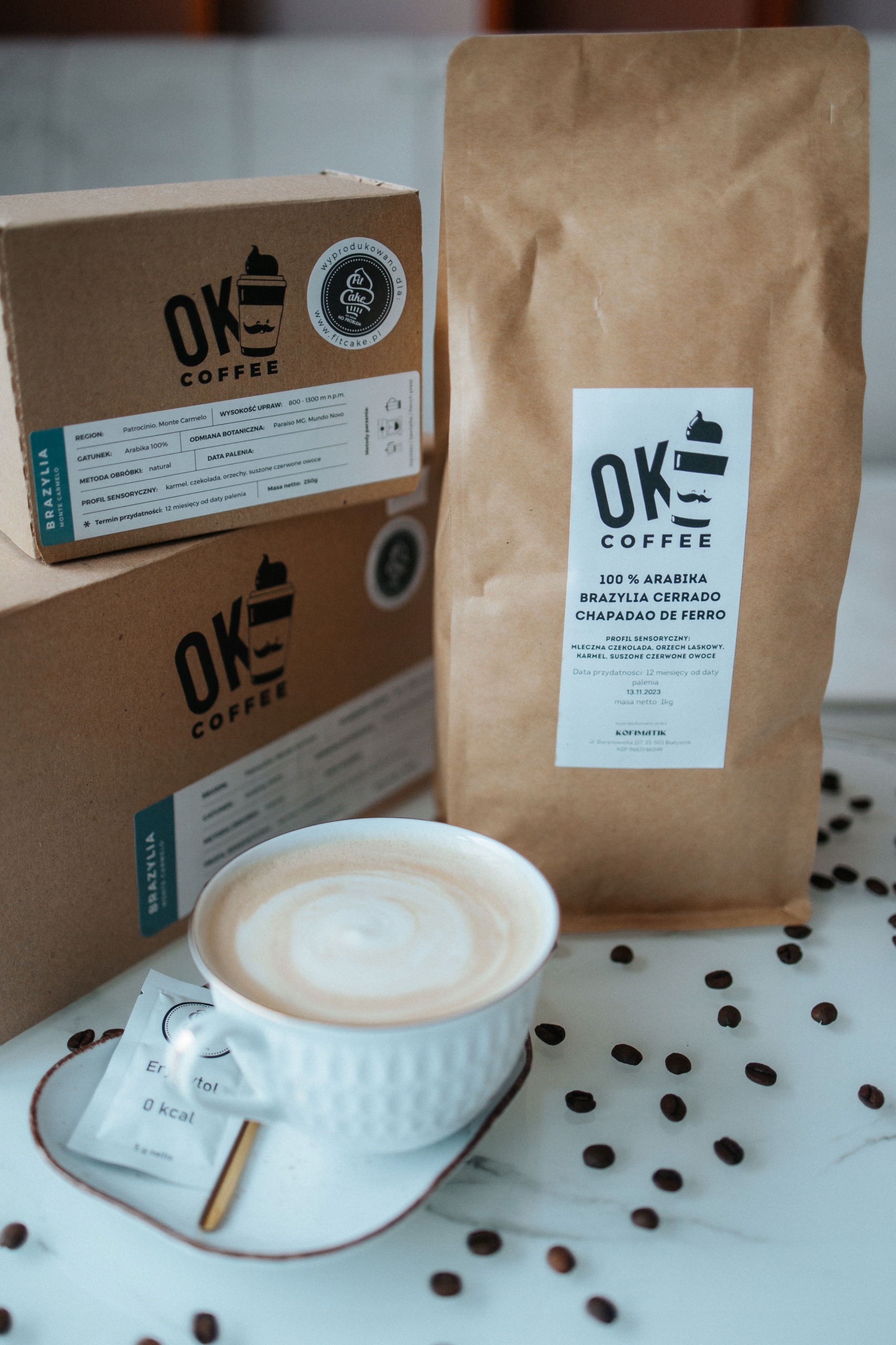 Káva Ok Coffee Monte Carmelo 100% Arabica Brazílie