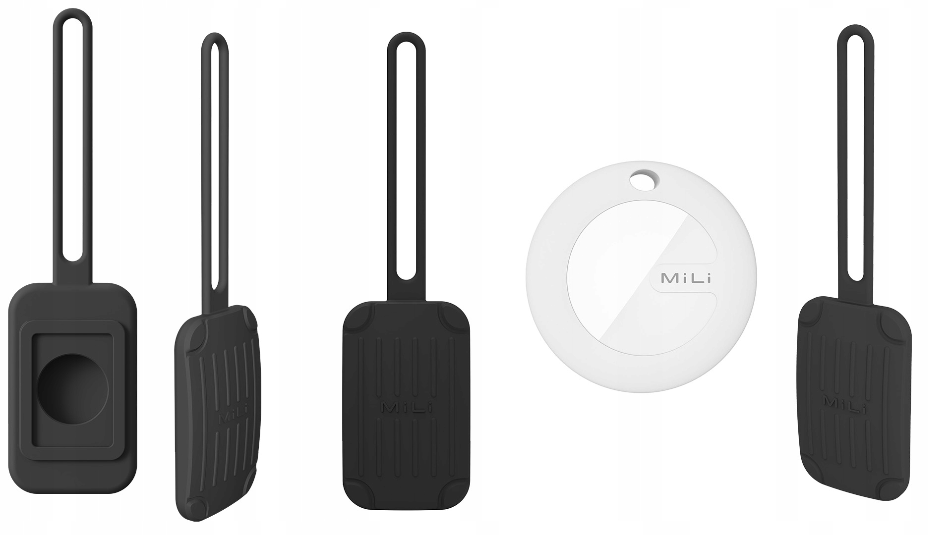 Gps lokátor MiLi identifikátor zavazadla MiTag Duo Černý Apple Android