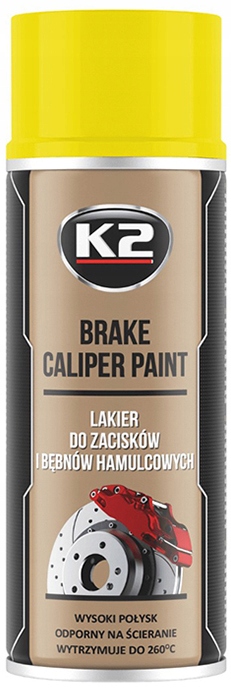 

K2 Brake Caliper Lakier Do Zacisków Żółty 400ML