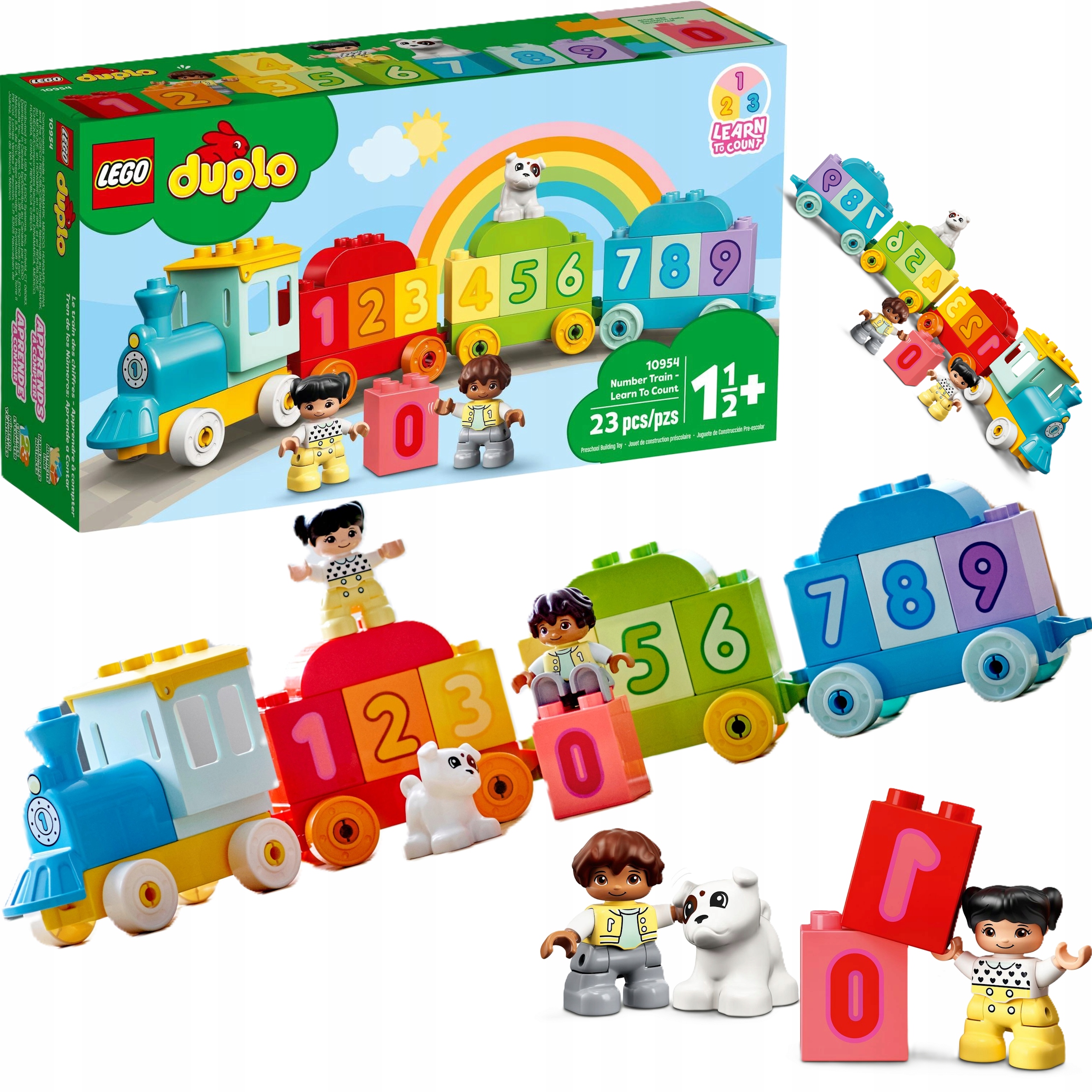 Klocki Lego Duplo 10954 Pociąg Z Cyferkami Nauka Liczenia Na Święta