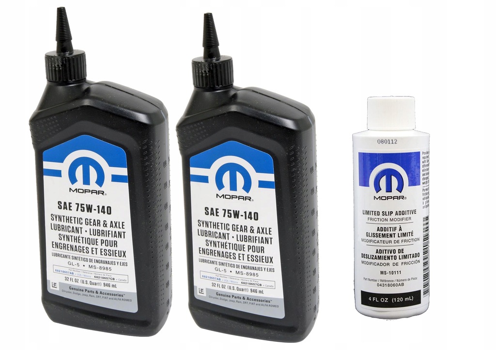 Mopar 75W140 2L Prídavok Lsd K Mostu Jeep Dodge