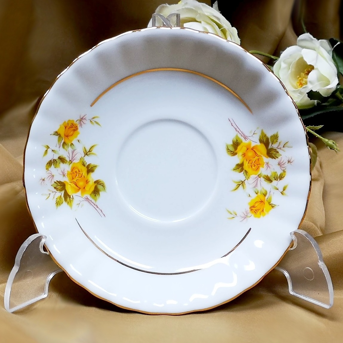 097 SPODEK POD FILIŻANKĘ 14 Golden Rose IWONA CHODZIEŻ MALCER Kod producenta I-180-097-2-14