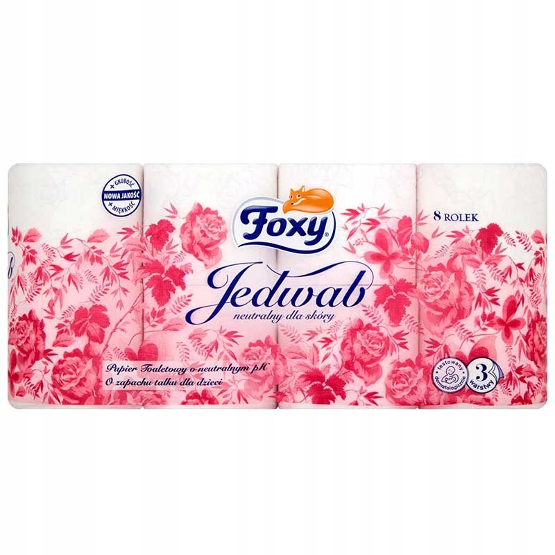Foxy Jedwab Papier Toaletowy 8 szt