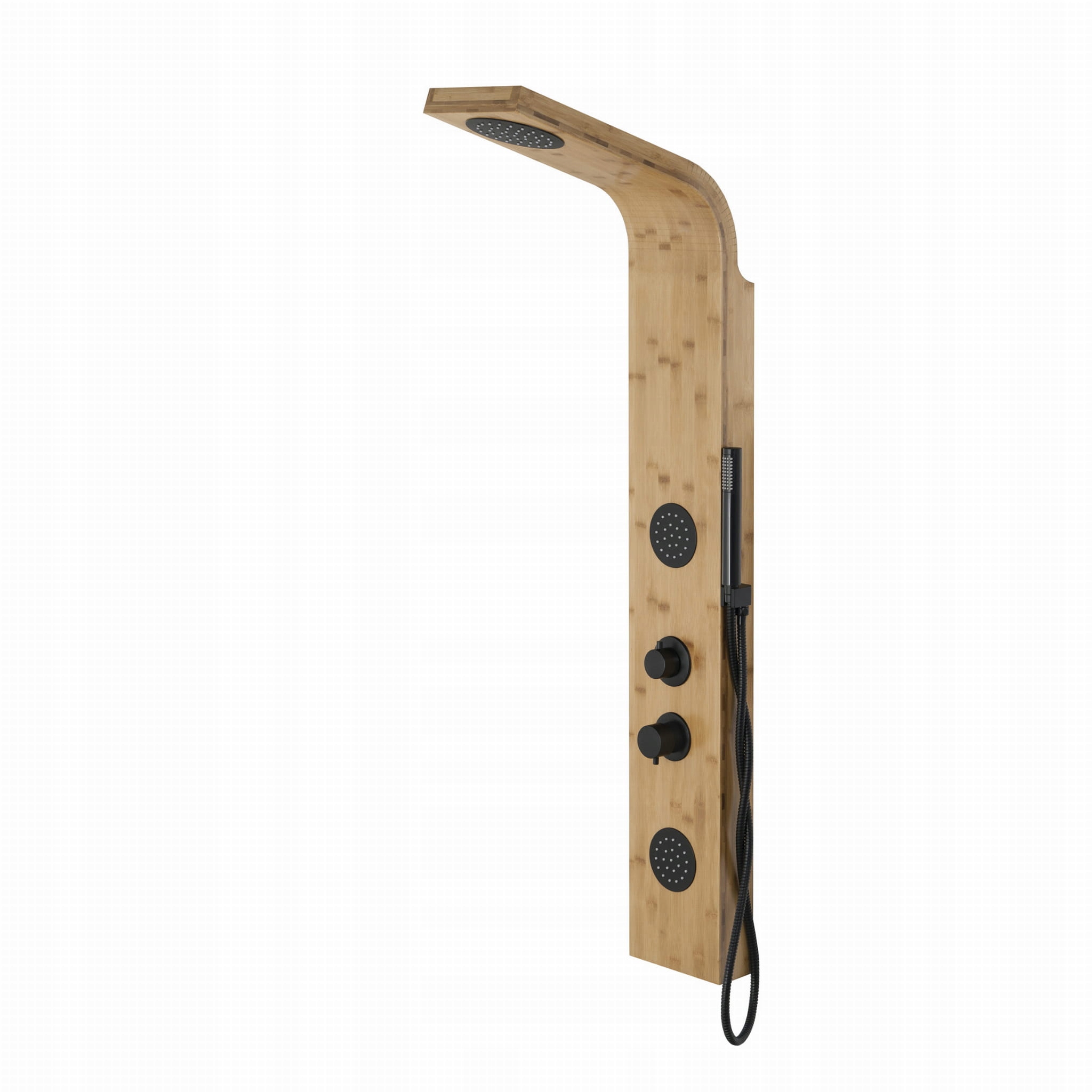 Bambusový sprchový panel s termostatem Bali B-231T Bl