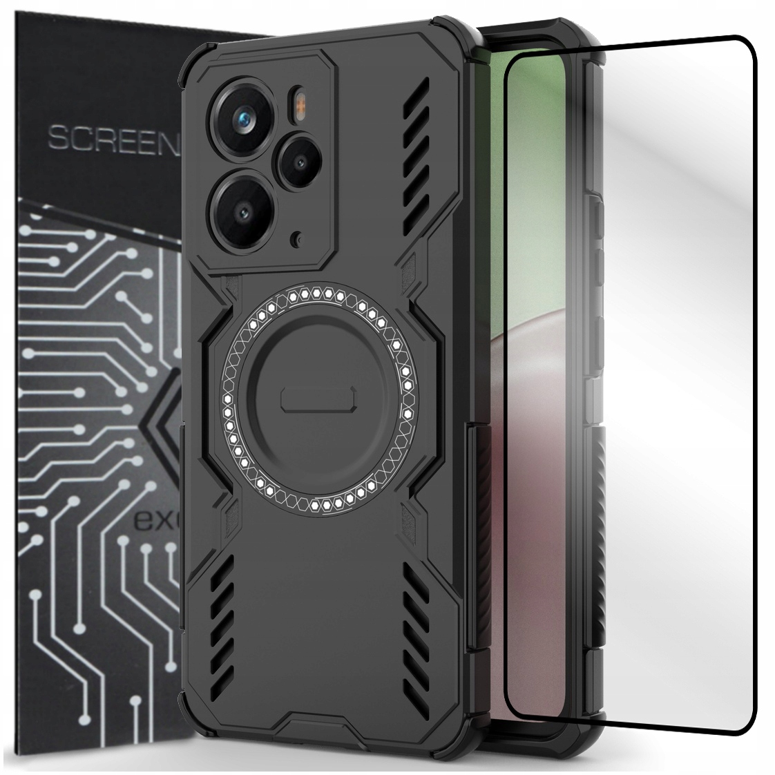 Etui Pancerne Case Obudowa do Magsafe Szybka do Realme 14 5G 14T 5G