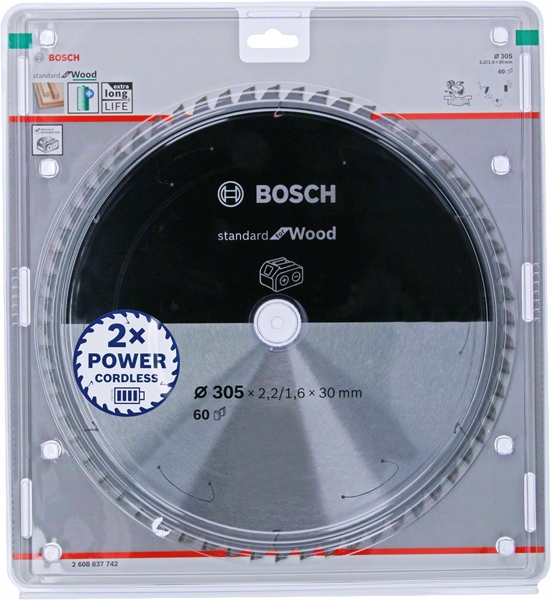 Bosch Pila Standard Wood 305x30x60z na dřevo