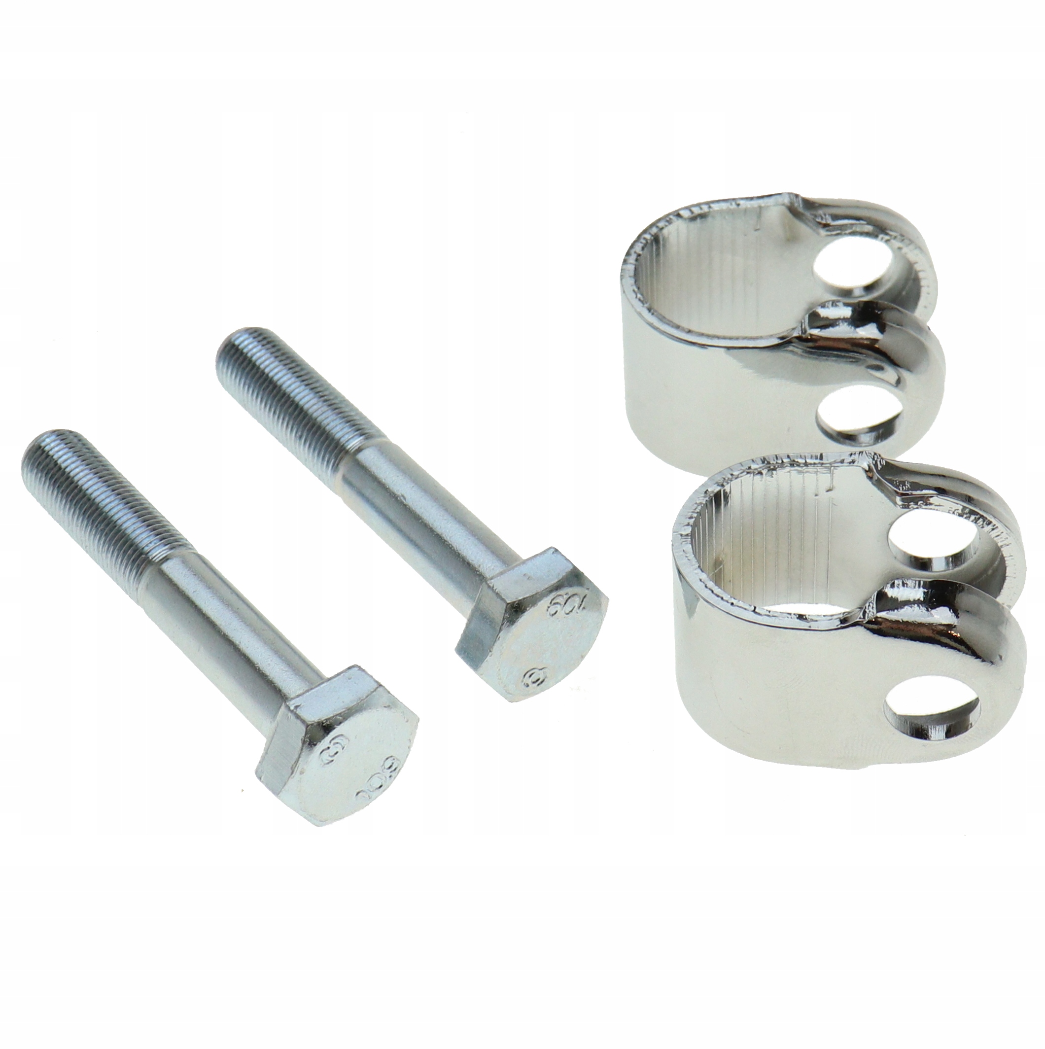 ROMET KOMAR MOTORYNKA UCHWYTY KIEROWNICY +ŚR CHROM