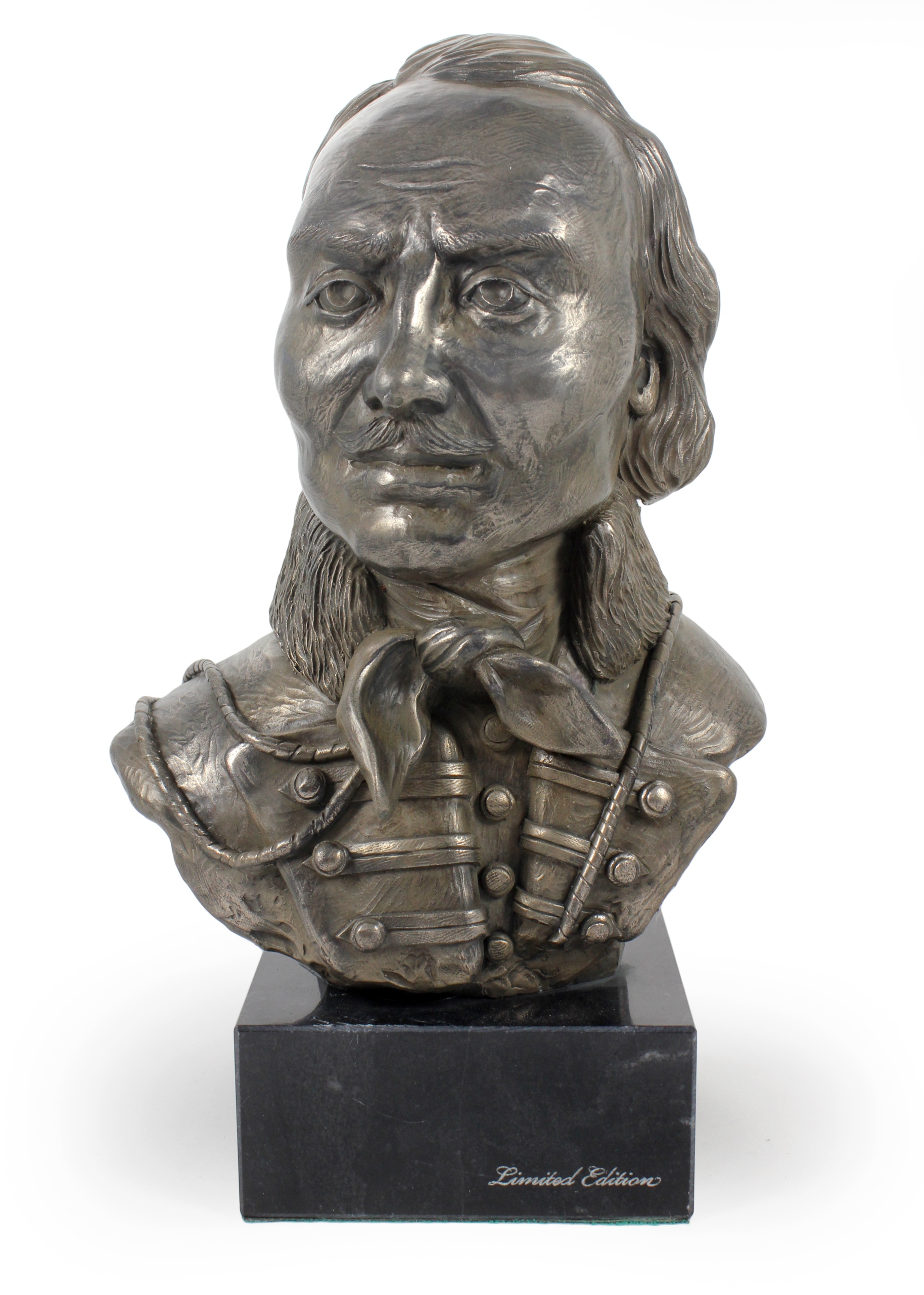 Kazimierz Pułaski popiersie na marmurze, statuetka znanej osoby, dekoracj