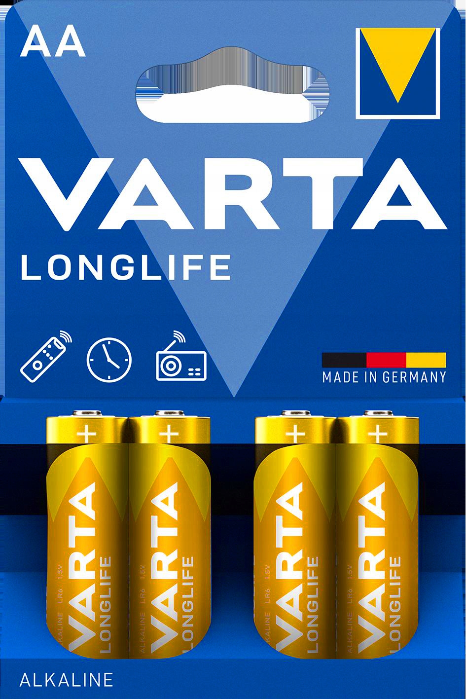 

Varta Long Life Aa LR6 Baterie Alkaliczne