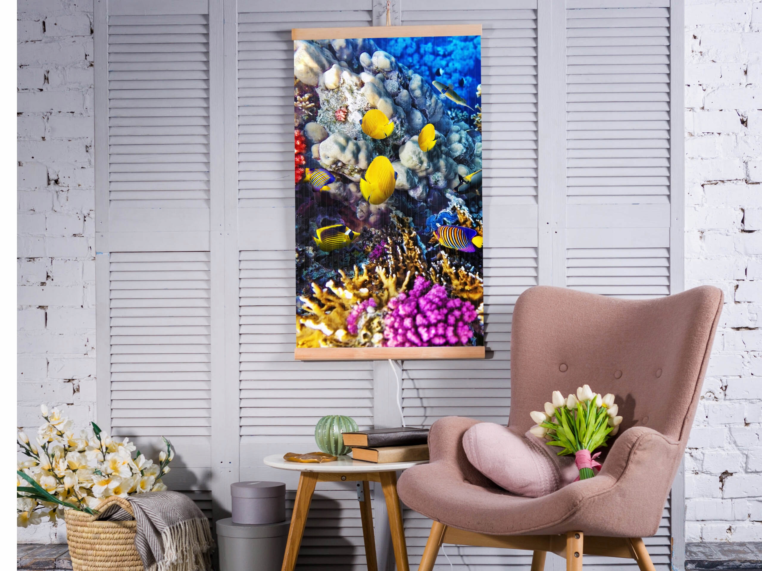 GRZEJNIK ELEKTRYCZNY PODCZERWIEŃ TERMOSTAT OBRAZ Marka Trio