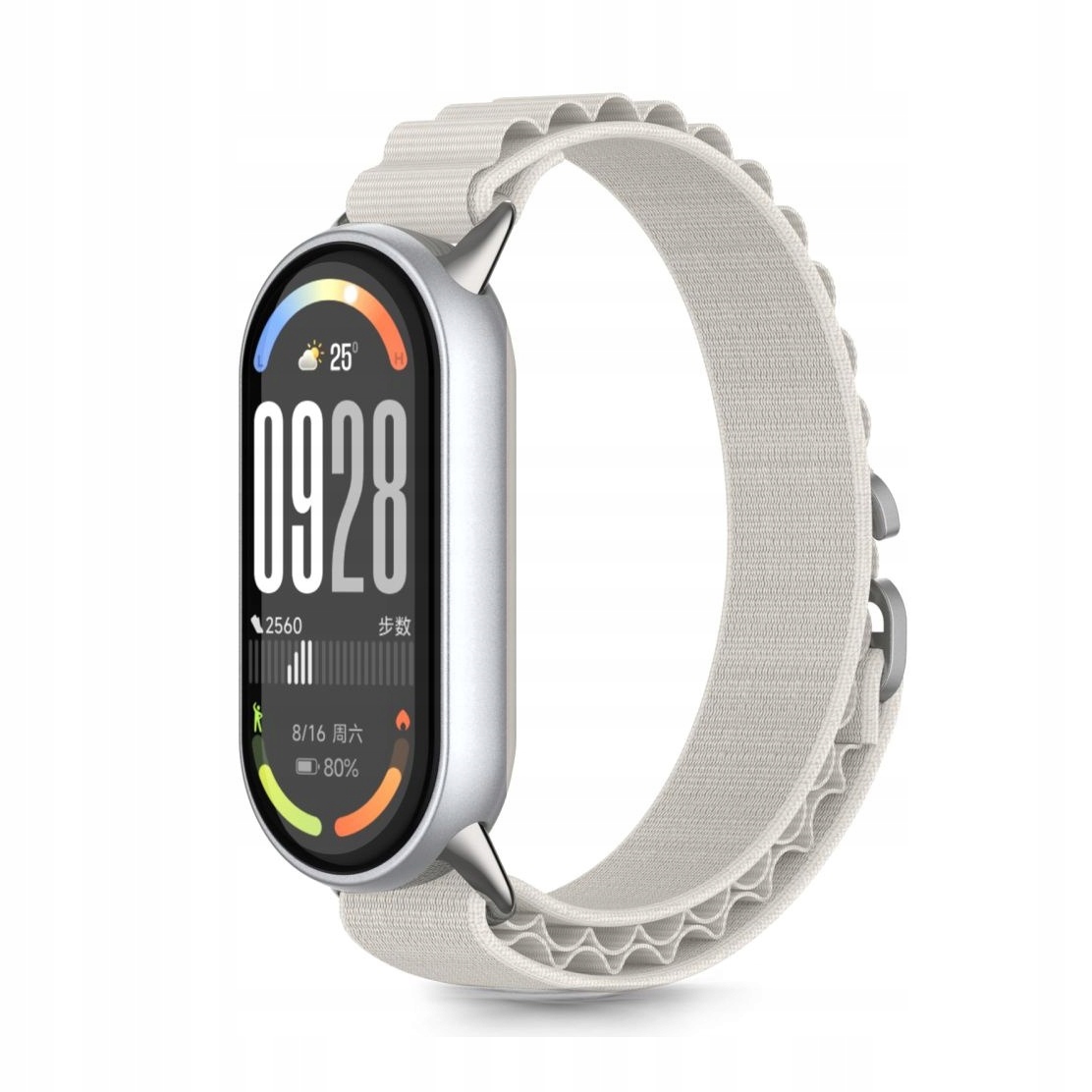 Pasek do Xiaomi Smart Band 8 9 10 Tech-Protect Nylon Pro Starlight