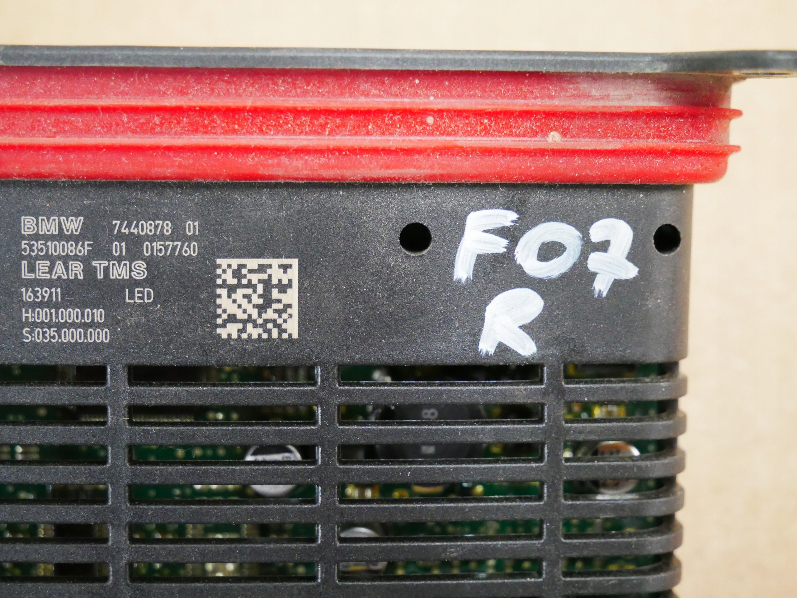 BMW F07 F10 F11 MODUŁ STEROWNIK KASETA LAMPY LED ADAPTIVE 7440878 Producent części BMW OE