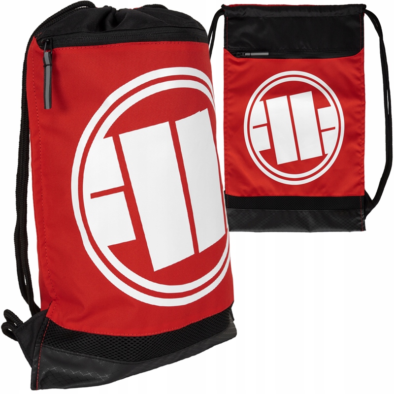 

Pit Bull worek Logo Shoe Bag plecak red wlepa Ari