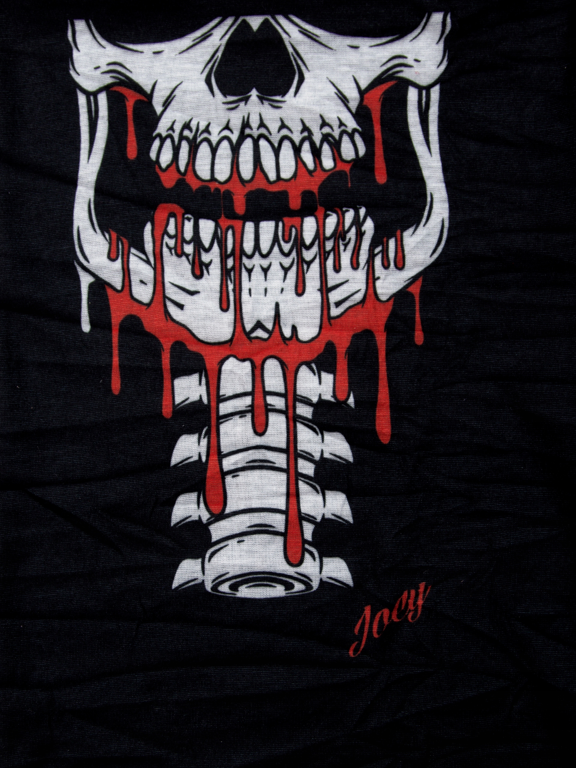 KOMIN CZASZKA czacha chustka OPASKA WIELOFUNKCYJNA Model KOMIN BEZSZWOWY