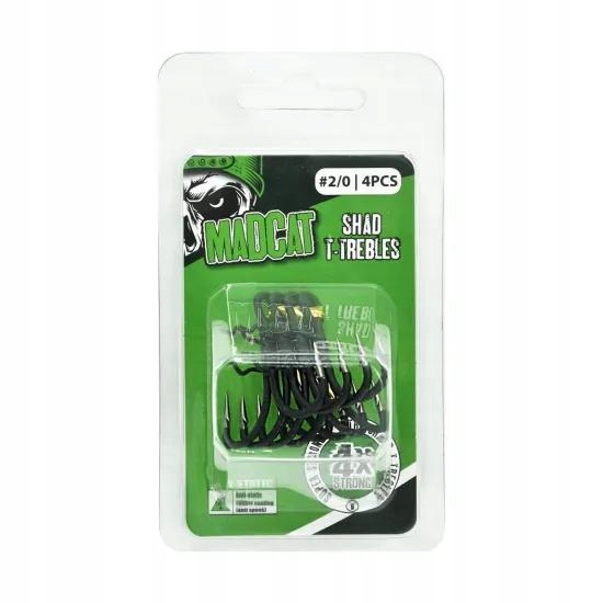 Madcat A-static Shad T-treble 4X 2/0