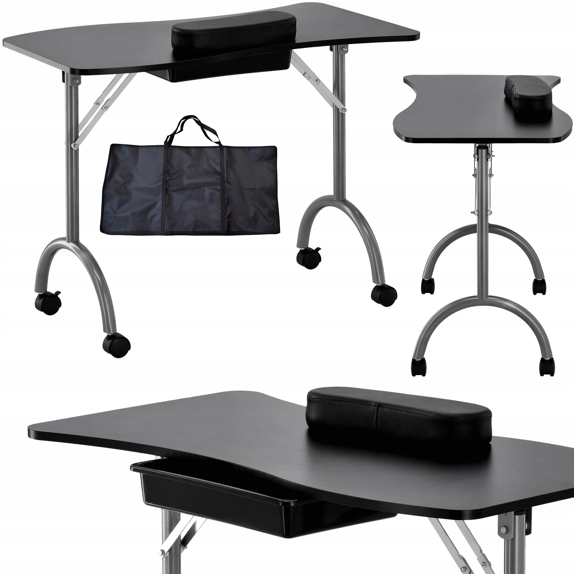 Kosmetický stolek na manikúru, mobilní kosmetický stůl