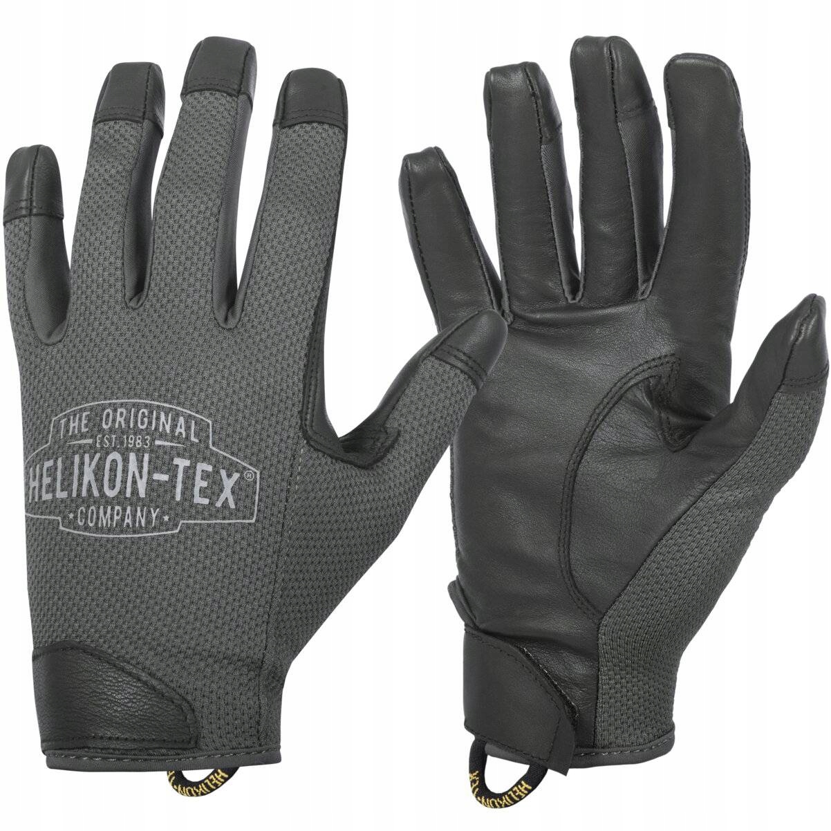 Kožené rukavice Klokaní Kůže Helikon-tex Rangeman Shadow Grey/Black XL