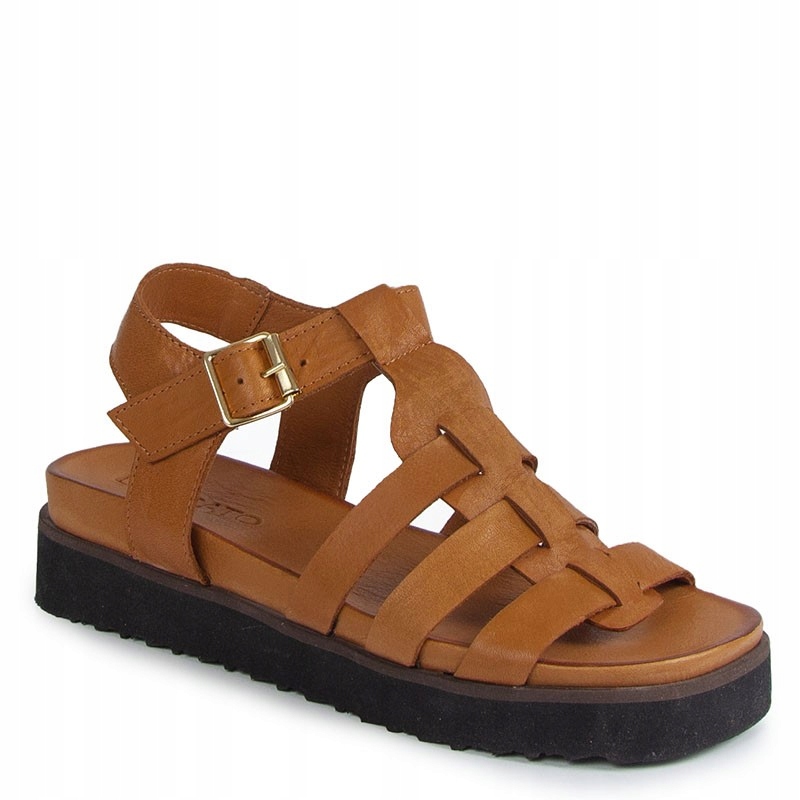 Bocboccato 031.172 Hnědé Kožené Sandály 37