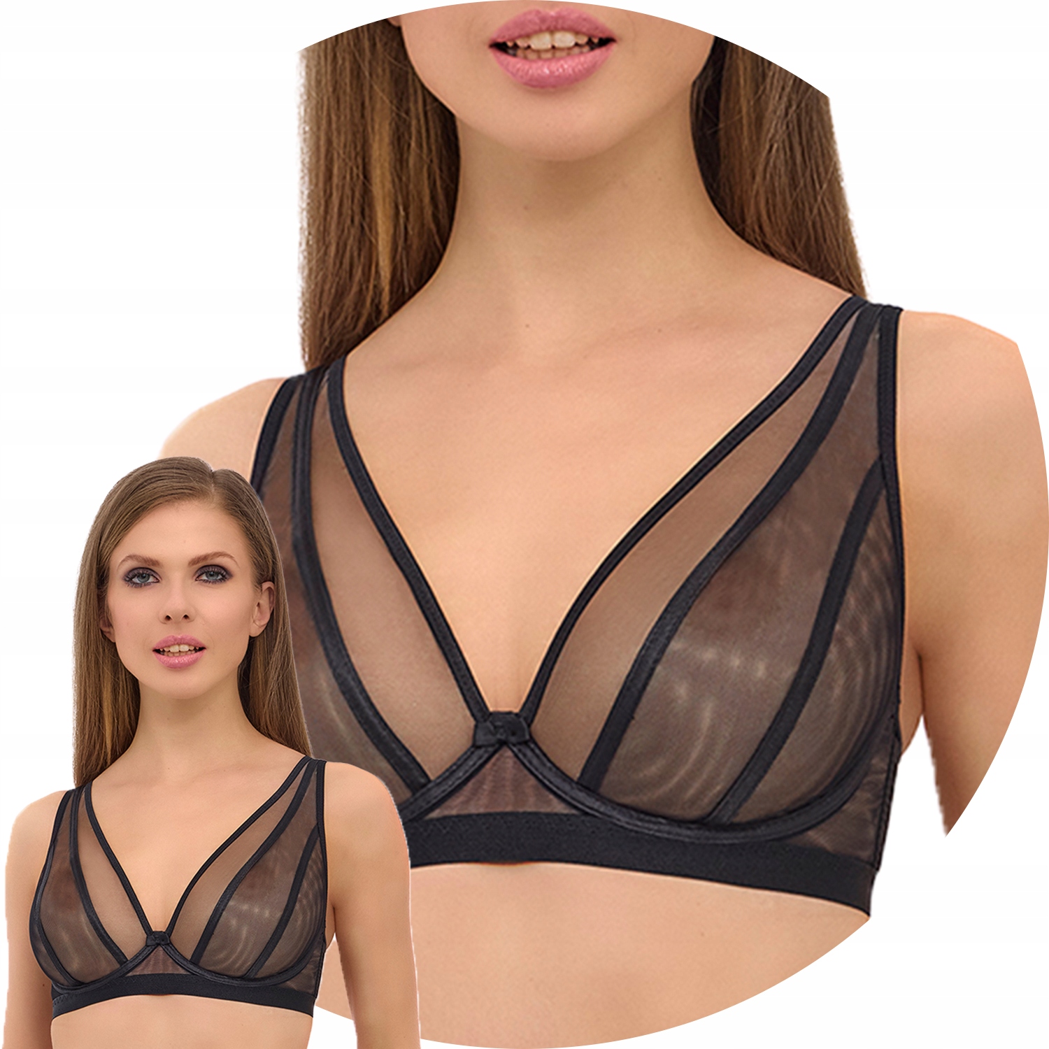 Lupo 2521 Měkká podprsenka černá 75B