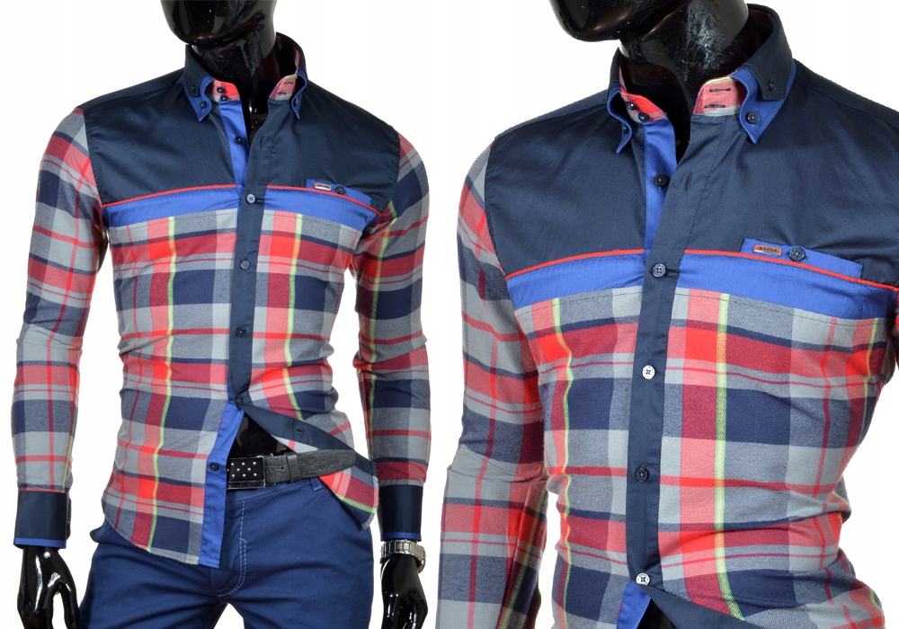 Mondo Exclusive Pánská košile Casual Mřížka