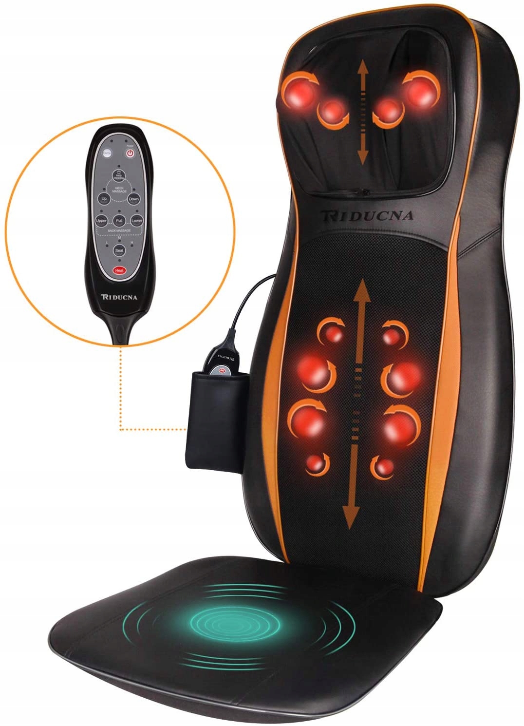 

Mata Fotel Masujący Masażer Plecy Kark Grzanie