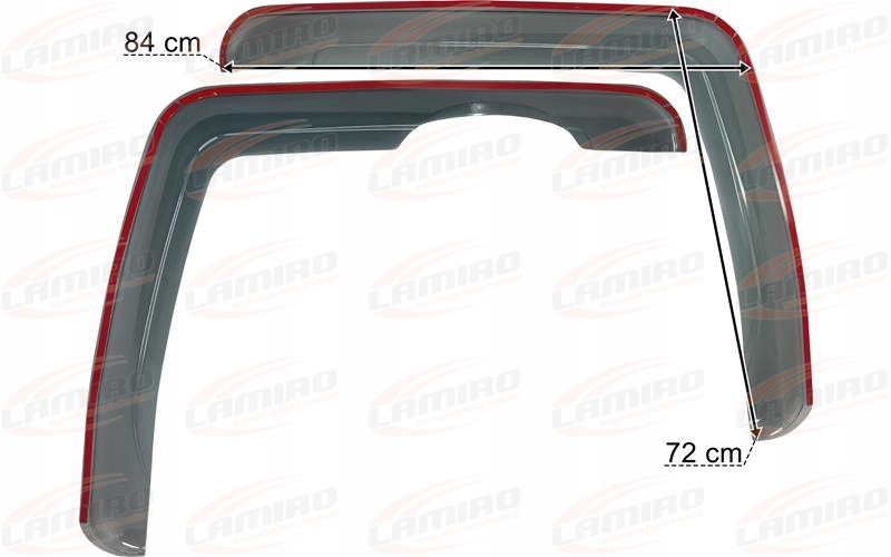 OWIEWKI SZYB BOCZNYCH MERCEDES ACTROS MP4 Rodzaj owiewki