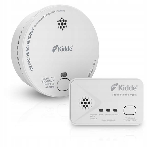 Sada Kidde Detektor Oxidu Uhelnatého 2030-DCR Detektor Kouře 2030-DSR
