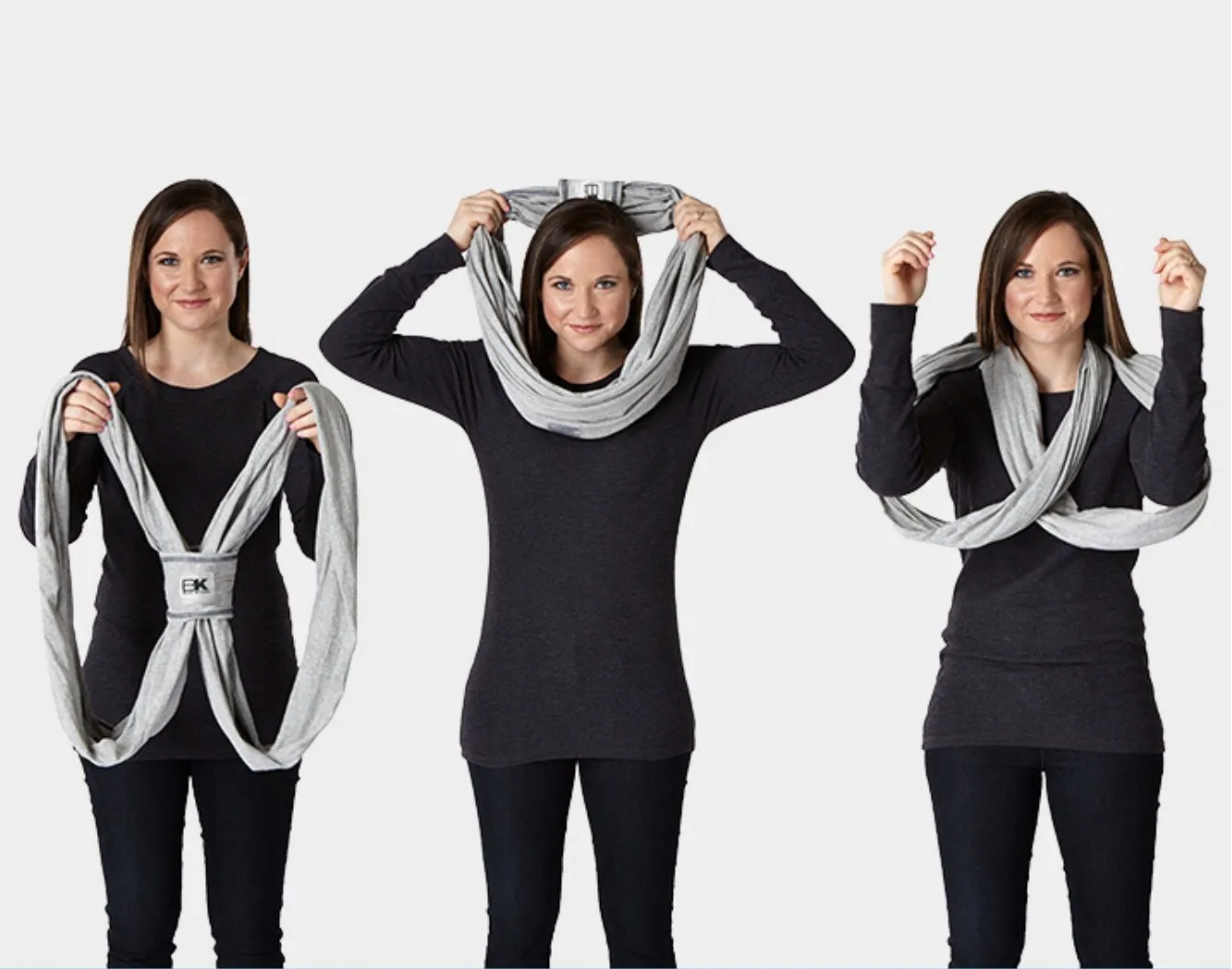 Chusta do noszenia dziecka ACTIVE Baby Ktan M Typ Podwójna pętla