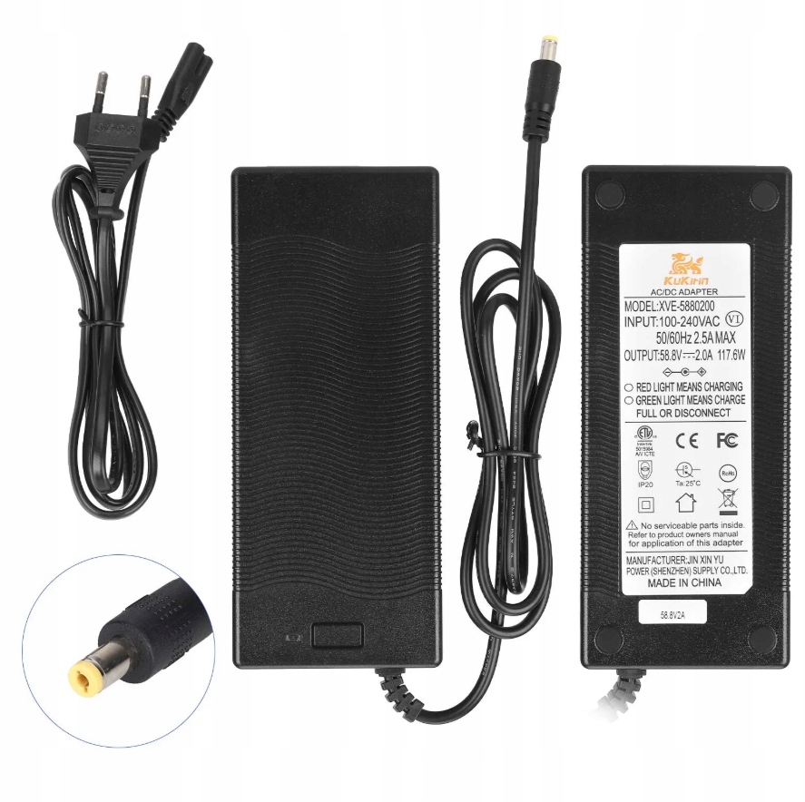 Oryginalna ładowarka 58.8V2A do hulajnogi Kukirin G3